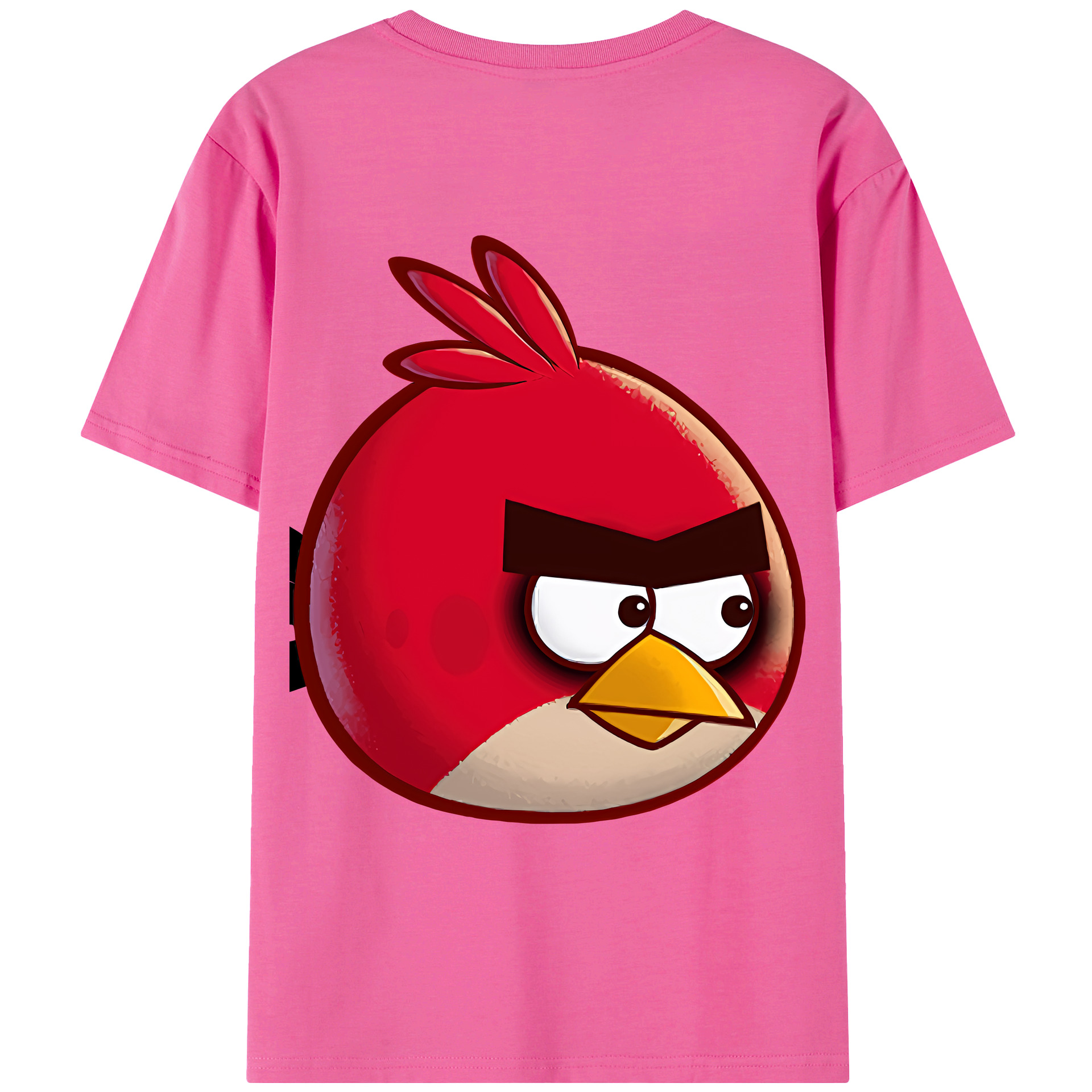 （画像用） Angry Birds アングリーバード レディース半袖Tシャツ(バックプリント)